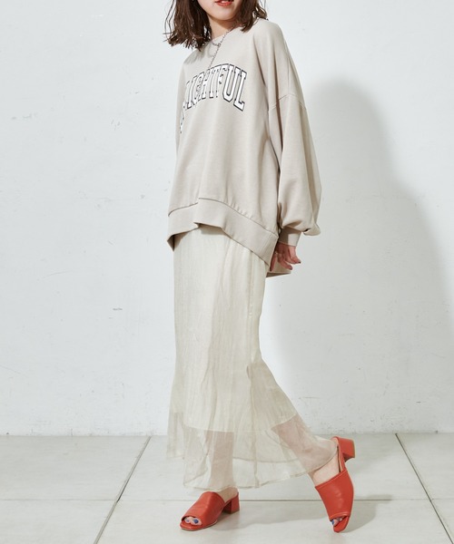 DISCOAT（ディスコート）の「ラメシアーマーメイドスカート（スカート・レディース・ホワイト系その他/グレー/ミント・FREE）」の5枚目の写真