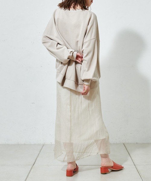 DISCOAT（ディスコート）の「ラメシアーマーメイドスカート（スカート・レディース・ホワイト系その他/グレー/ミント・FREE）」の6枚目の写真