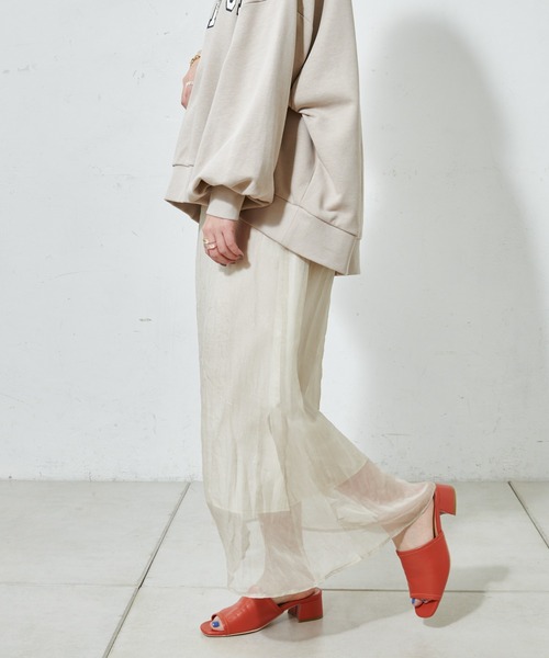 DISCOAT（ディスコート）の「ラメシアーマーメイドスカート（スカート・レディース・ホワイト系その他/グレー/ミント・FREE）」の8枚目の写真