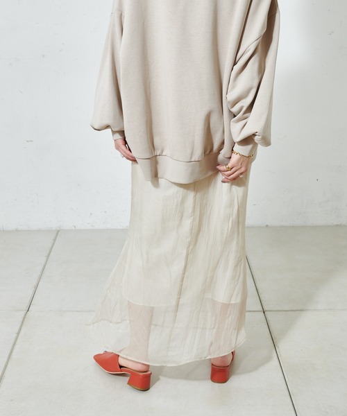 DISCOAT（ディスコート）の「ラメシアーマーメイドスカート（スカート・レディース・ホワイト系その他/グレー/ミント・FREE）」の9枚目の写真