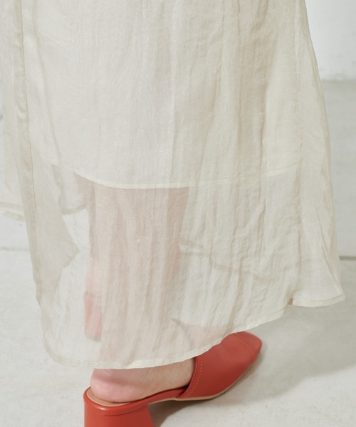 DISCOAT（ディスコート）の「ラメシアーマーメイドスカート（スカート・レディース・ホワイト系その他/グレー/ミント・FREE）」の10枚目の写真