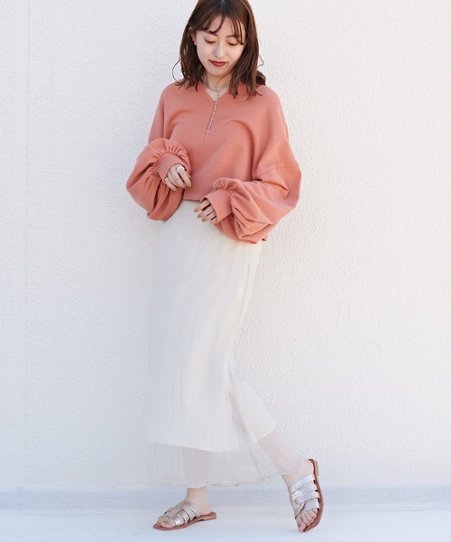 DISCOAT（ディスコート）の「ラメシアーマーメイドスカート（スカート・レディース・ホワイト系その他/グレー/ミント・FREE）」の21枚目の写真