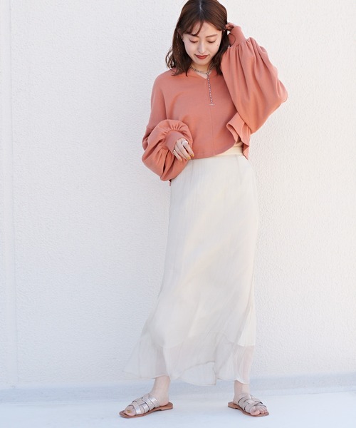 DISCOAT（ディスコート）の「ラメシアーマーメイドスカート（スカート・レディース・ホワイト系その他/グレー/ミント・FREE）」の20枚目の写真