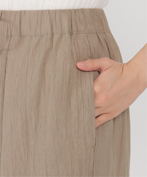 LBC（エルビーシー）の「クリンクルイージーパンツ（その他パンツ・レディース・ブラック/ベージュ/ダークオリーブ・M/L）」の10枚目の写真