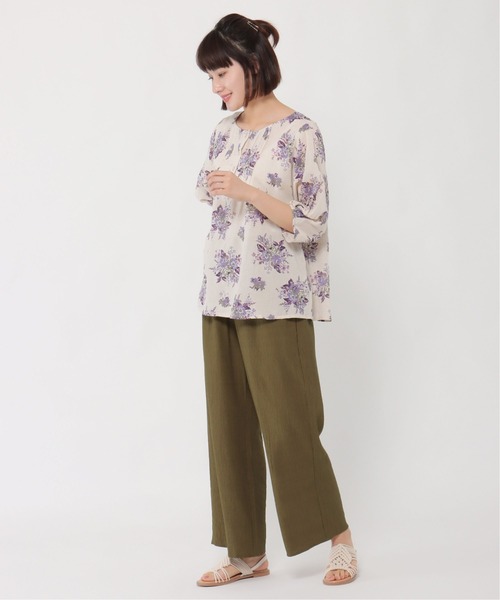 LBC（エルビーシー）の「クリンクルイージーパンツ（その他パンツ・レディース・ブラック/ベージュ/ダークオリーブ・M/L）」の15枚目の写真