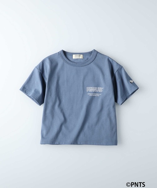 SNOOPY(スヌーピー)の「プリントTシャツ(スヌーピー)(Tシャツ/カットソー・キッズ・ベージュ/レッド/オフホワイト/ブルー/グリーン/ダークグレー・120/130/105/140/155)」の6枚目の写真