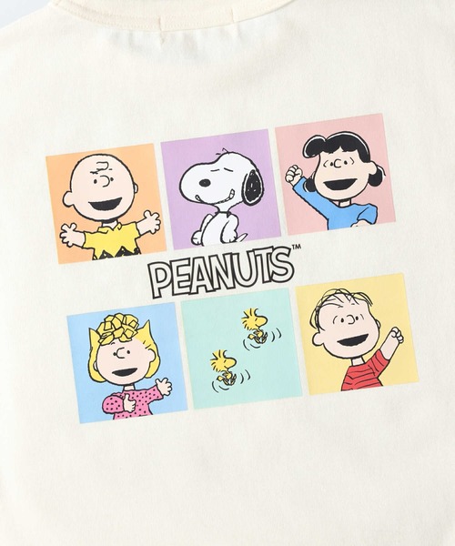 SNOOPY(スヌーピー)の「プリントTシャツ(スヌーピー)(Tシャツ/カットソー・キッズ・ベージュ/レッド/オフホワイト/ブルー/グリーン/ダークグレー・120/130/105/140/155)」の19枚目の写真