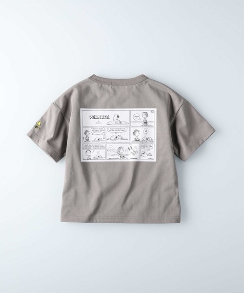 SNOOPY(スヌーピー)の「プリントTシャツ(スヌーピー)(Tシャツ/カットソー・キッズ・ベージュ/レッド/オフホワイト/ブルー/グリーン/ダークグレー・120/130/105/140/155)」の22枚目の写真