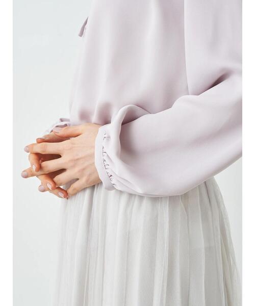 earth music&ecology(アースミュージックアンドエコロジー)の「とろみ2wayブラウス *(シャツ/ブラウス・レディース・その他14/ドット/アイボリー/イエロー/ピンク/サックスブルー・FREE)」の17枚目の写真