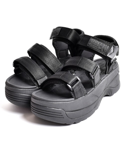 SHAKA（シャカ）の「NEO BUNGY CHUNKY（サンダル・レディース・ブラック・4/6/8/5/7）」の3枚目の写真