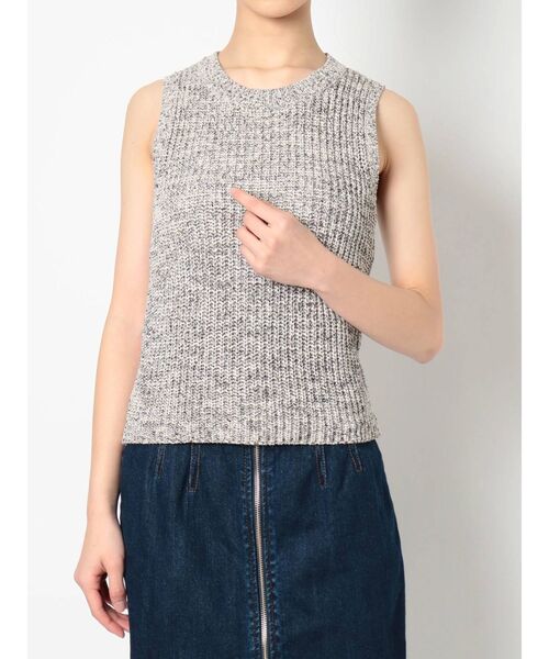 RESEXXY(リゼクシー)の「クルーネックニットタンク(タンクトップ・レディース・ブラック/ベージュ・FREE)」の22枚目の写真