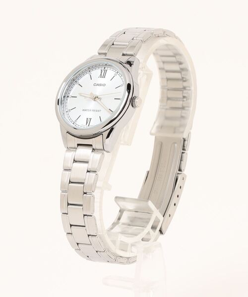 CASIO（カシオ）の「【CASIO（カシオ）】クラシックメタルラウンド（アナログ腕時計・レディース・ブラック/ライトブルー/ネイビー/シルバー系その他2/シルバー/ピンク/ブラック系その他/ブルー系その他/ピンク系その他/シルバー系その他・FREE）」の4枚目の写真