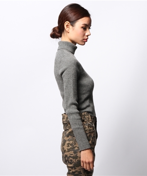 goocy（グーシー）の「H/NリブKnitPO（ニット/セーター・レディース・レッド/グレー/オフホワイト/ブラック・FREE）」の13枚目の写真