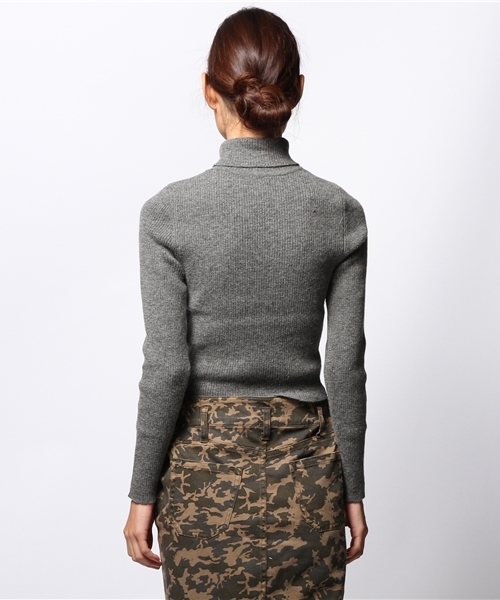 goocy（グーシー）の「H/NリブKnitPO（ニット/セーター・レディース・レッド/グレー/オフホワイト/ブラック・FREE）」の14枚目の写真