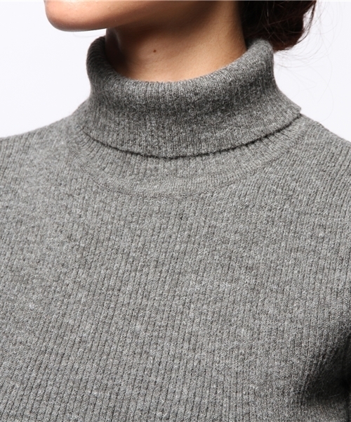 goocy（グーシー）の「H/NリブKnitPO（ニット/セーター・レディース・レッド/グレー/オフホワイト/ブラック・FREE）」の6枚目の写真