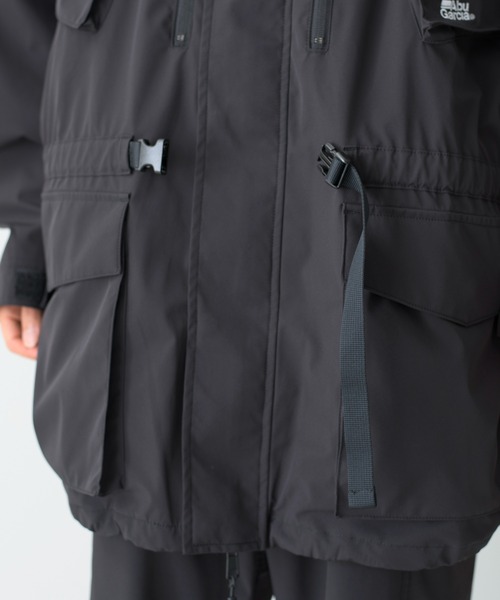 And A（アンドエー）の「Abu Garcia アブガルシア / × is-ness ABU-M808 SMOCK COAT イズネスコラボ ミリタリースモックコート セットアップ / 21AAB-0002（ミリタリージャケット・メンズ・ブラック/オリーブ・MEDIUM/LARGE/X-LARGE）」の17枚目の写真