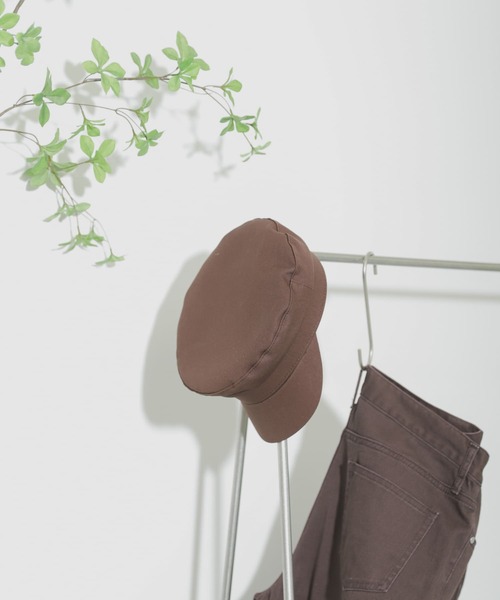 SENSE OF PLACE by URBAN RESEARCH（センスオブプレイスバイアーバンリサーチ）の「コンパクトコットンキャスケット（キャスケット・レディース・ライトベージュ/ブラウン/ブラック・ONE）」の3枚目の写真