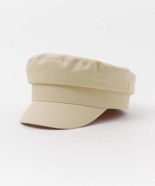 SENSE OF PLACE by URBAN RESEARCH（センスオブプレイスバイアーバンリサーチ）の「コンパクトコットンキャスケット（キャスケット・レディース・ライトベージュ/ブラウン/ブラック・ONE）」の4枚目の写真