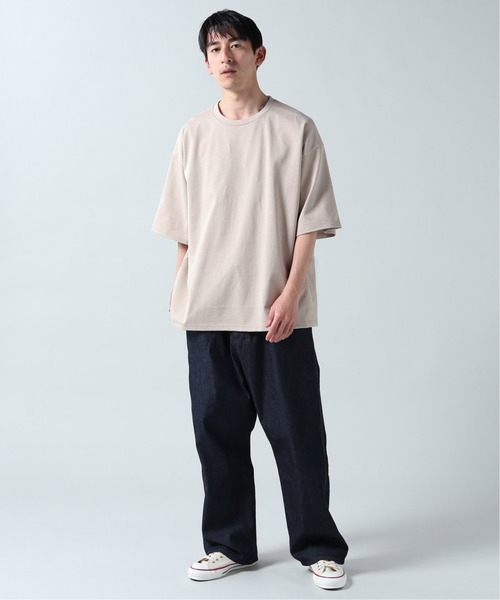JOURNAL STANDARD（ジャーナルスタンダード）の「デラヴェジャージー ワイド Tシャツ / 無地T（Tシャツ/カットソー・メンズ・ホワイト/グレー/ベージュ/ブラック・MEDIUM/LARGE）」の13枚目の写真