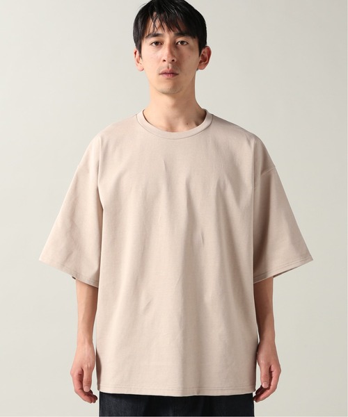 JOURNAL STANDARD（ジャーナルスタンダード）の「デラヴェジャージー ワイド Tシャツ / 無地T（Tシャツ/カットソー・メンズ・ホワイト/グレー/ベージュ/ブラック・MEDIUM/LARGE）」の10枚目の写真