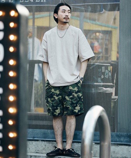 JOURNAL STANDARD（ジャーナルスタンダード）の「デラヴェジャージー ワイド Tシャツ / 無地T（Tシャツ/カットソー・メンズ・ホワイト/グレー/ベージュ/ブラック・MEDIUM/LARGE）」の18枚目の写真