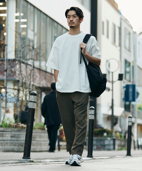 JOURNAL STANDARD（ジャーナルスタンダード）の「デラヴェジャージー ワイド Tシャツ / 無地T（Tシャツ/カットソー・メンズ・ホワイト/グレー/ベージュ/ブラック・MEDIUM/LARGE）」の12枚目の写真