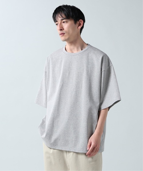 JOURNAL STANDARD（ジャーナルスタンダード）の「デラヴェジャージー ワイド Tシャツ / 無地T（Tシャツ/カットソー・メンズ・ホワイト/グレー/ベージュ/ブラック・MEDIUM/LARGE）」の6枚目の写真