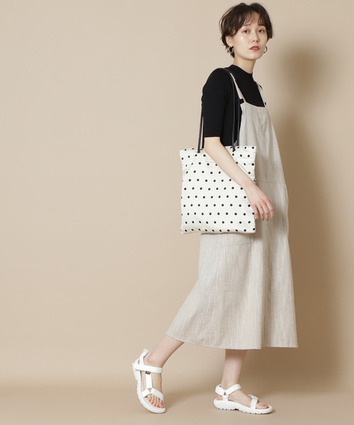 N.（N. Natural Beauty Basic）（エヌエヌナチュラルビューティーベーシック）の「◆総針ボトルネック五分袖ニット（ニット/セーター・レディース・ブラック/オフホワイト/ホワイト×ネイビー/ブラウン/ベージュ/ライトグリーン・MEDIUM）」の7枚目の写真