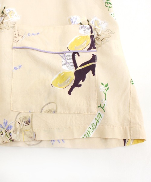 RNA（アールエヌエー）の「B2636 ラベンダープリントスリーピングシャツ（シャツ/ブラウス・レディース・ベージュ/ブラック/ピンク・MEDIUM）」の15枚目の写真