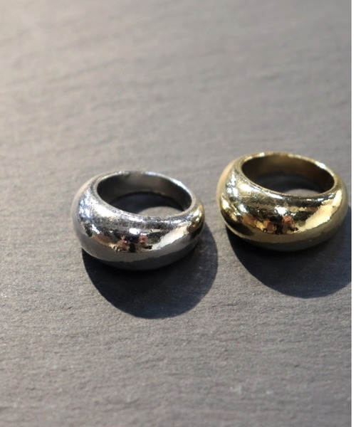 BABYLONE（バビロン）の「ucalypt / ボリュームリング（リング・レディース・シルバーグレー/ブラウン系その他・FREE）」の7枚目の写真