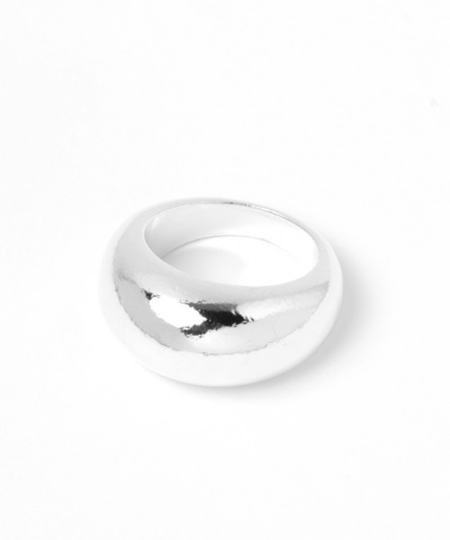 BABYLONE（バビロン）の「ucalypt / ボリュームリング（リング・レディース・シルバーグレー/ブラウン系その他・FREE）」の4枚目の写真