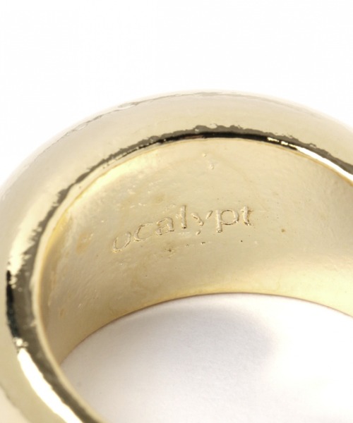 BABYLONE（バビロン）の「ucalypt / ボリュームリング（リング・レディース・シルバーグレー/ブラウン系その他・FREE）」の10枚目の写真