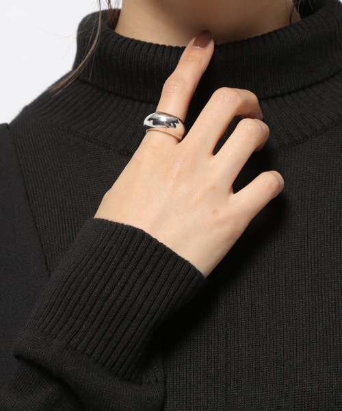 BABYLONE（バビロン）の「ucalypt / ボリュームリング（リング・レディース・シルバーグレー/ブラウン系その他・FREE）」の16枚目の写真