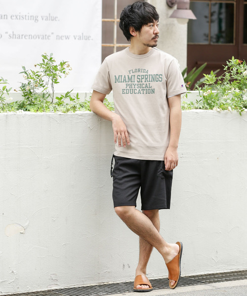 Champion（チャンピオン）の「Champion　SHORT SLEEVE T-SHIRTS（Tシャツ/カットソー・メンズ・ホワイト/ベージュ/ネイビー・MEDIUM/LARGE）」の12枚目の写真