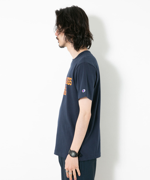 Champion（チャンピオン）の「Champion　SHORT SLEEVE T-SHIRTS（Tシャツ/カットソー・メンズ・ホワイト/ベージュ/ネイビー・MEDIUM/LARGE）」の4枚目の写真