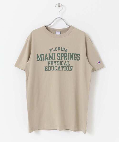 Champion（チャンピオン）の「Champion　SHORT SLEEVE T-SHIRTS（Tシャツ/カットソー・メンズ・ホワイト/ベージュ/ネイビー・MEDIUM/LARGE）」の10枚目の写真