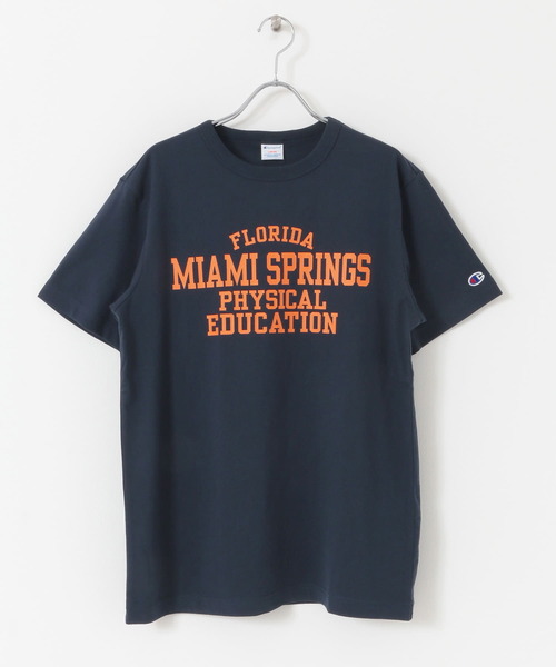 Champion（チャンピオン）の「Champion　SHORT SLEEVE T-SHIRTS（Tシャツ/カットソー・メンズ・ホワイト/ベージュ/ネイビー・MEDIUM/LARGE）」の5枚目の写真