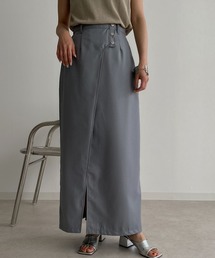 【&g'aime】ラップライクロングスカート