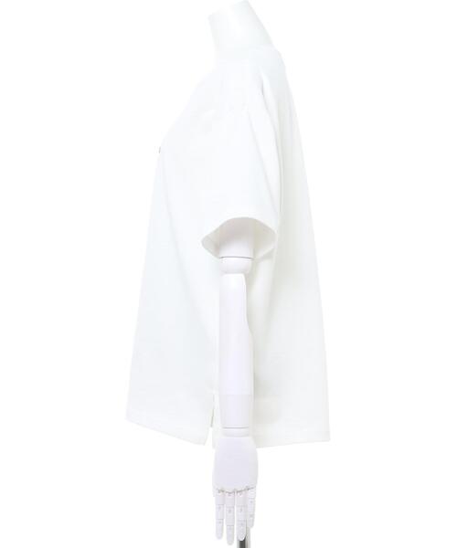 INGNI（イング）の「sweetロゴTシャツ（Tシャツ/カットソー・レディース・スミクロ/ホワイト系6/ミント/ホワイト×レッド・M）」の5枚目の写真