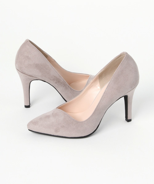 Le Chione（ルキオネ）の「【Made in Japan】カッティングポインテッドパンプス(117-1890)JELLY BEANS(ル・キオネ)（パンプス・レディース・グレー/グリーン/ブラック×ホワイト/ブラック/ブラック系その他/ベージュ/ブルー/ネイビー/ブラック×ブラック/プラチナム/ブラック系その他2/ライトピンク/ライトグレー・24/22.5/24.5/23/23.5/22）」の6枚目の写真