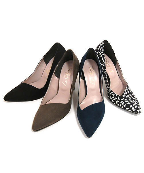 Le Chione（ルキオネ）の「【Made in Japan】カッティングポインテッドパンプス(117-1890)JELLY BEANS(ル・キオネ)（パンプス・レディース・グレー/グリーン/ブラック×ホワイト/ブラック/ブラック系その他/ベージュ/ブルー/ネイビー/ブラック×ブラック/プラチナム/ブラック系その他2/ライトピンク/ライトグレー・24/22.5/24.5/23/23.5/22）」の15枚目の写真