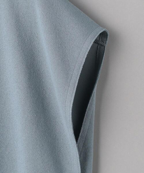 BEAUTY&YOUTH UNITED ARROWS（ビューティーアンドユースユナイテッドアローズ）の「BY ブークレVネックフレンチスリーブカットソー（Tシャツ/カットソー・レディース・ブラック/オフホワイト/コバルトブルー・FREE）」の21枚目の写真