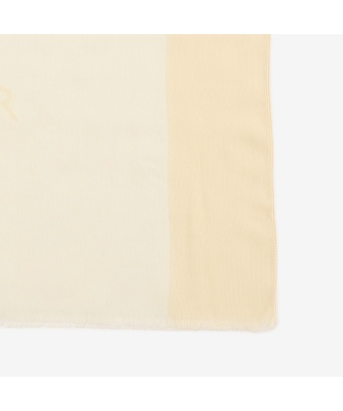 TOMMY HILFIGER（トミーヒルフィガー）の「ロゴスカーフ（ストール/ショール・レディース・ブラック/イエロー・FREE）」の7枚目の写真