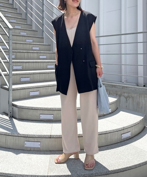 Omekashi（オメカシ）の「ジレ（ベスト・レディース・ブラック/パープル/アイボリー/オリーブ・FREE）」の17枚目の写真