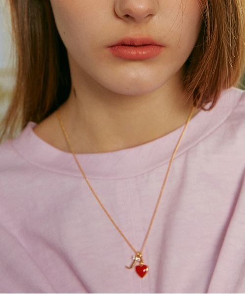 【VINTAGE HOLLYWOOD】Muse Heart Necklace ネックレス MUSINSA | VINTAGE HOLLYWOOD Colorful Heart Necklace_VH2313NE008B