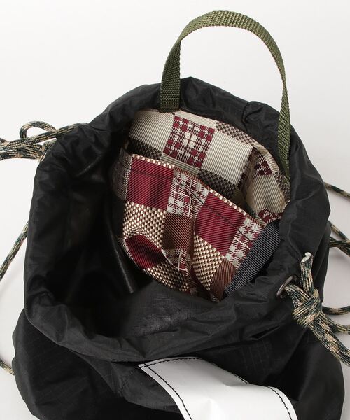 THRIFTY LOOK(スリフティールック)の「THRIFTY LOOK/スリフティールック RIP-STOP EFFECT BAG(ショルダーバッグ・メンズ・オリーブ/ブラック・ONE SIZE)」の6枚目の写真