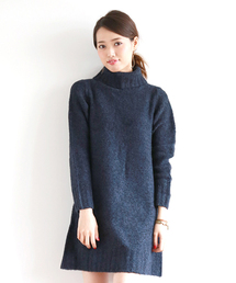 BEAMS LIGHTS Women's | BEAMS LIGHTS / タートルネック ロングスリーブワンピース(ワンピース)