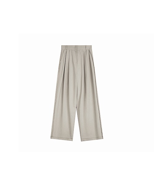 UNSPOKEN（アンスポクン）の「【UNSPOKEN】Side ruffle wide pants UX21K038（スラックス・レディース・アイボリー・L/M/S）」の16枚目の写真