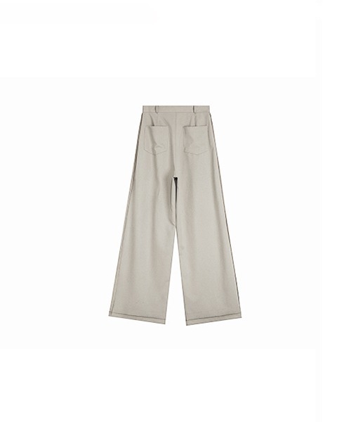 UNSPOKEN（アンスポクン）の「【UNSPOKEN】Side ruffle wide pants UX21K038（スラックス・レディース・アイボリー・L/M/S）」の17枚目の写真