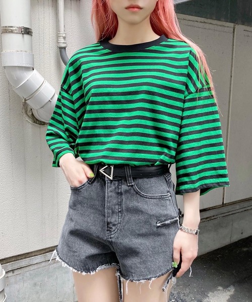 Figments（フィグメンツ）の「ダメージデニムショーパン（デニムパンツ・レディース・ブラック/ブルー系その他・M/S）」の15枚目の写真